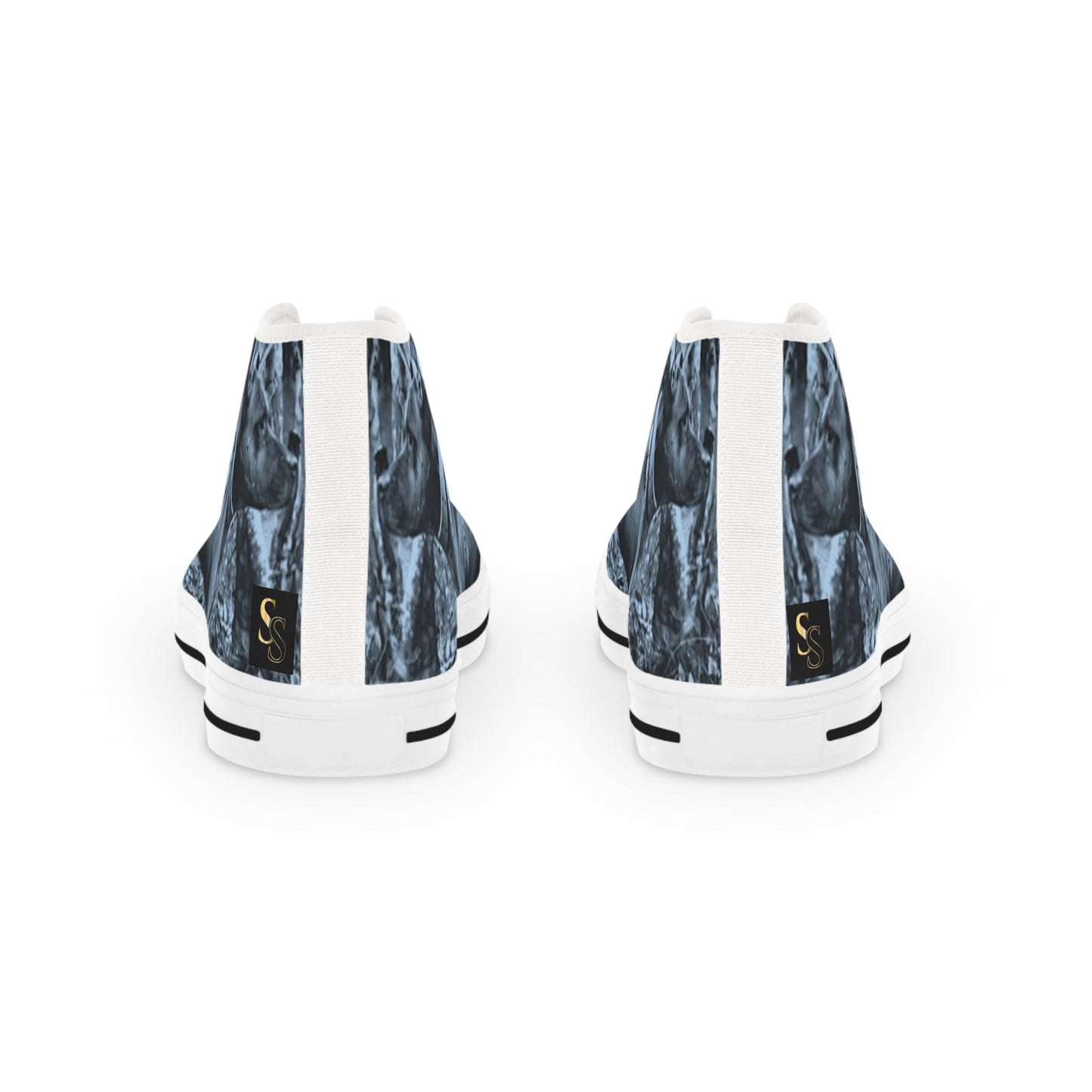 Blue Pet Men's Camo High Top Sneakers, Stylish High Tops, Trendy Footwear, Casual Street Shoes, Unique Sneaker Designs, Outdoor Adventure Sneakers