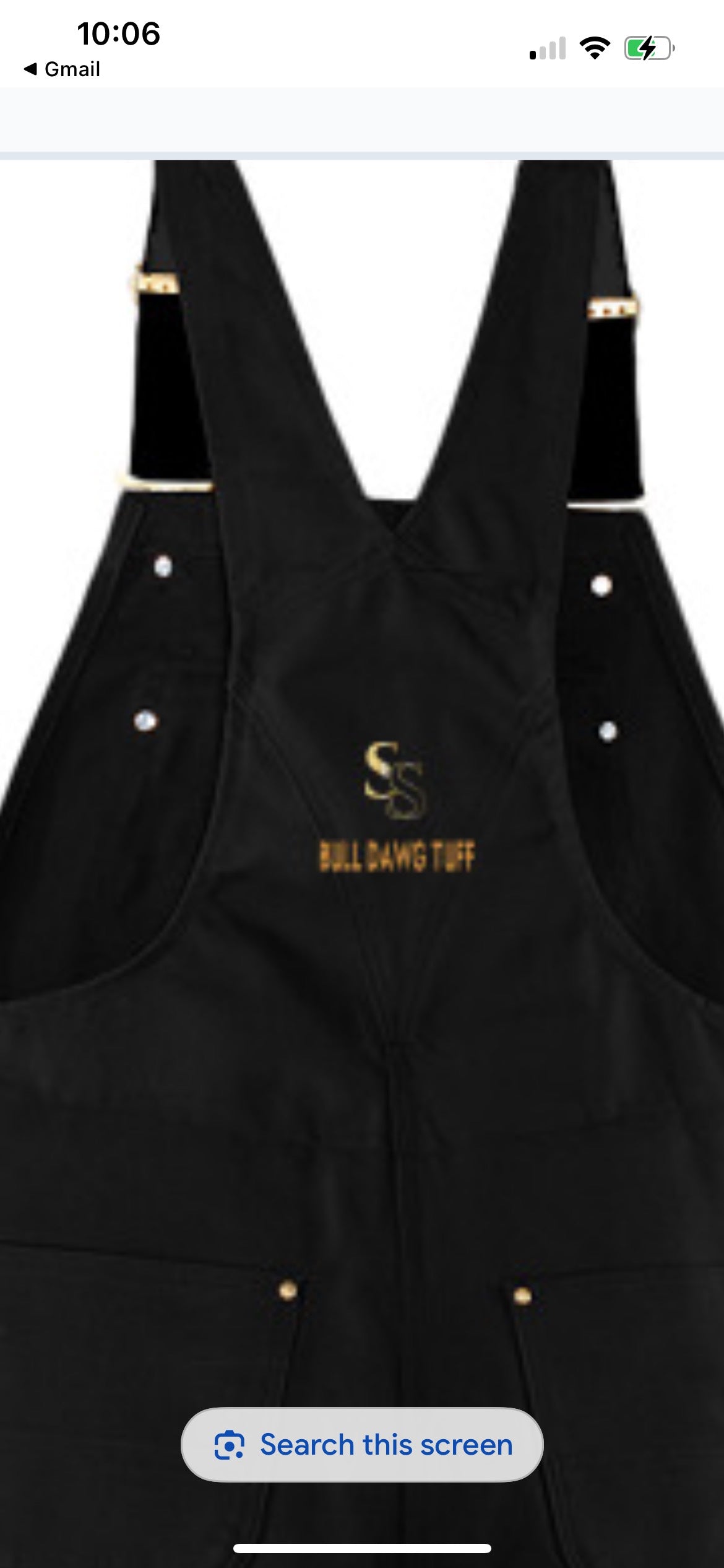 SS Bull Dawg Tuff Carhartt Firm Duck Insulated Bib Overalls