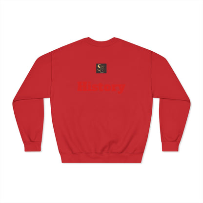 Pedigree History Crewneck Sweatshirt — Vintage Dog Pedigree Print
