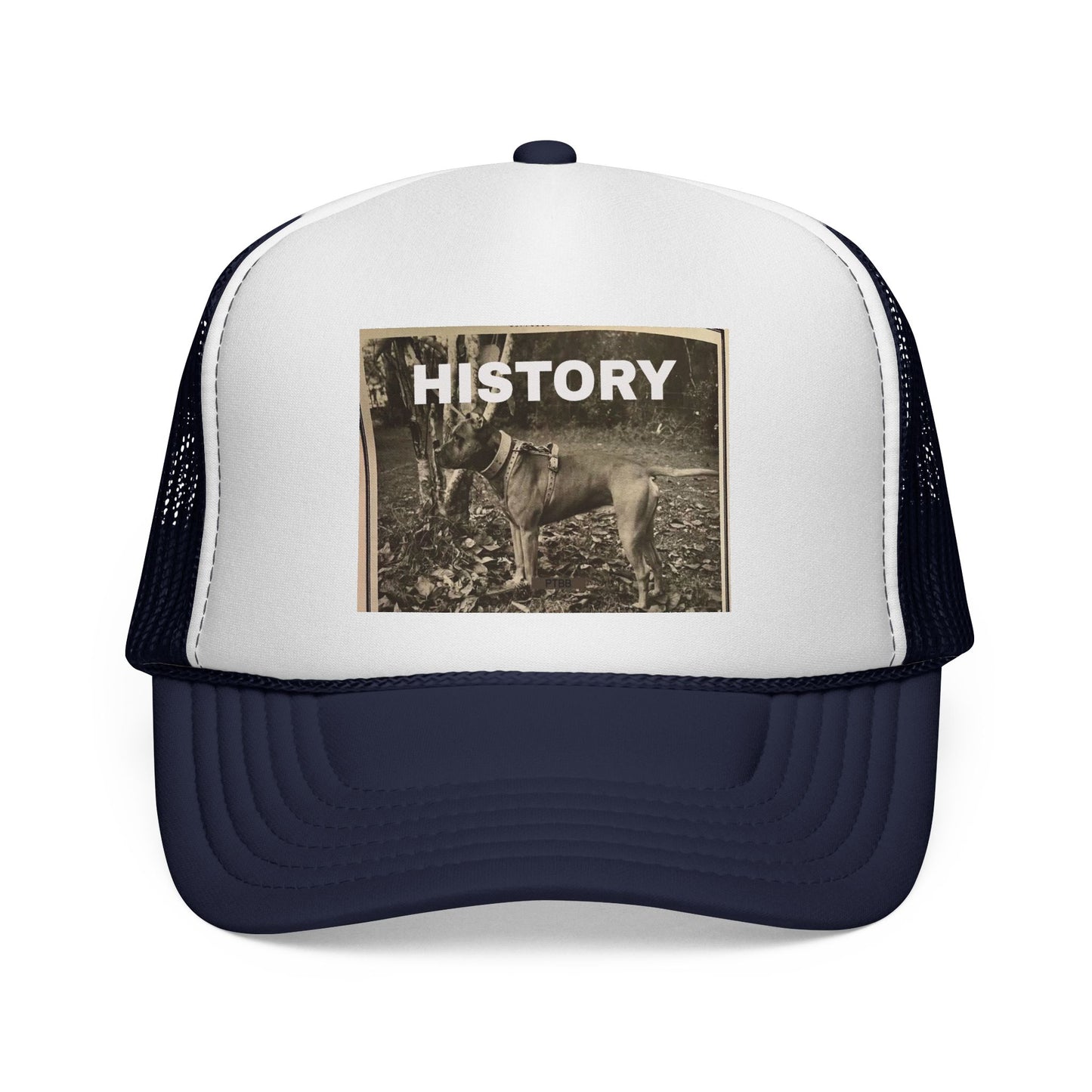 Vintage-Inspired History Trucker Cap, Retro Baseball Hat, Dog Lover Gift, Outdoor Style, Casual Headwear