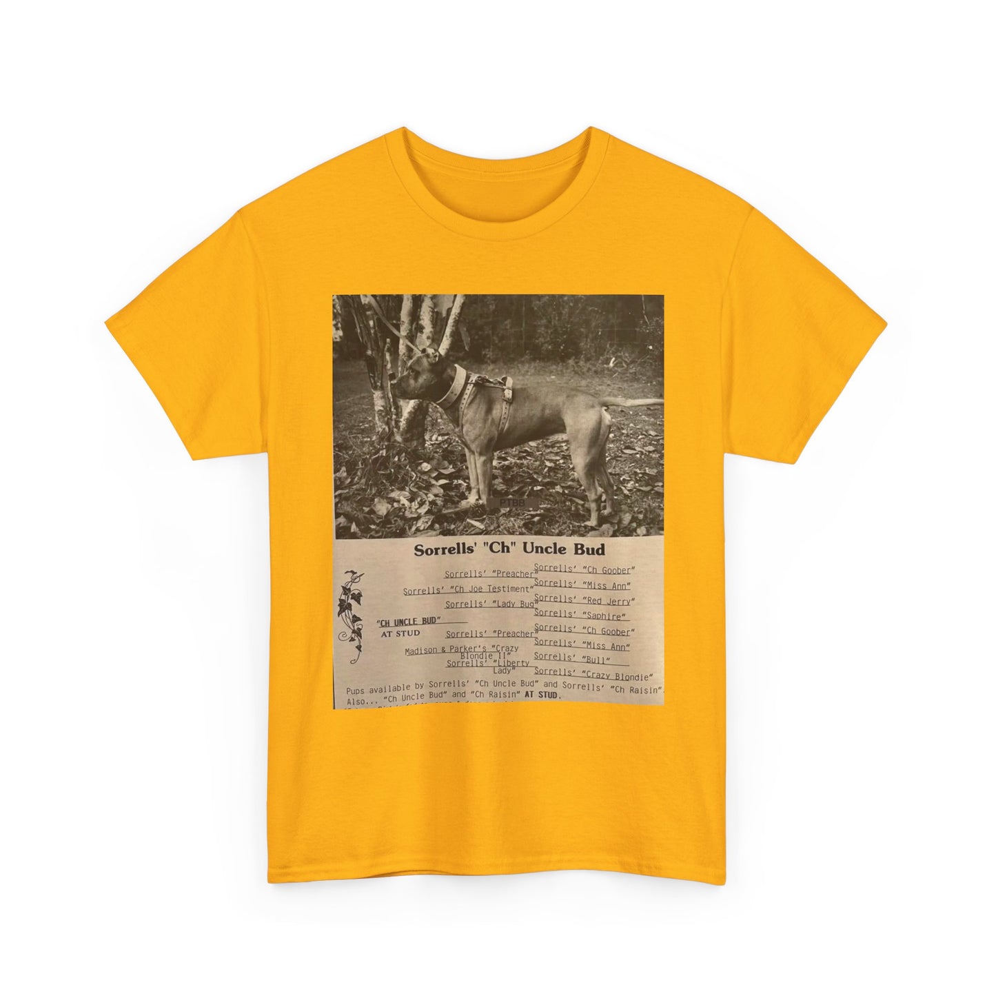 Dog Pedigree Unisex Tee