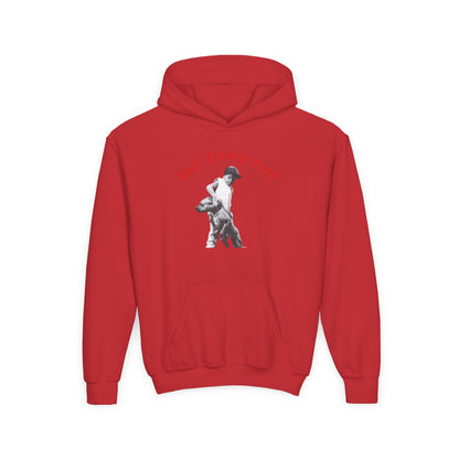 Youth Hoodie — "Bull Dawg Tuff" Graphic Sweatshirt