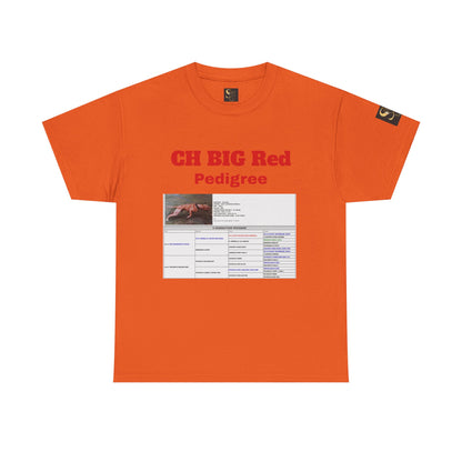 History T‑Shirt — "CH BIG Red" Pedigree Graphic Tee