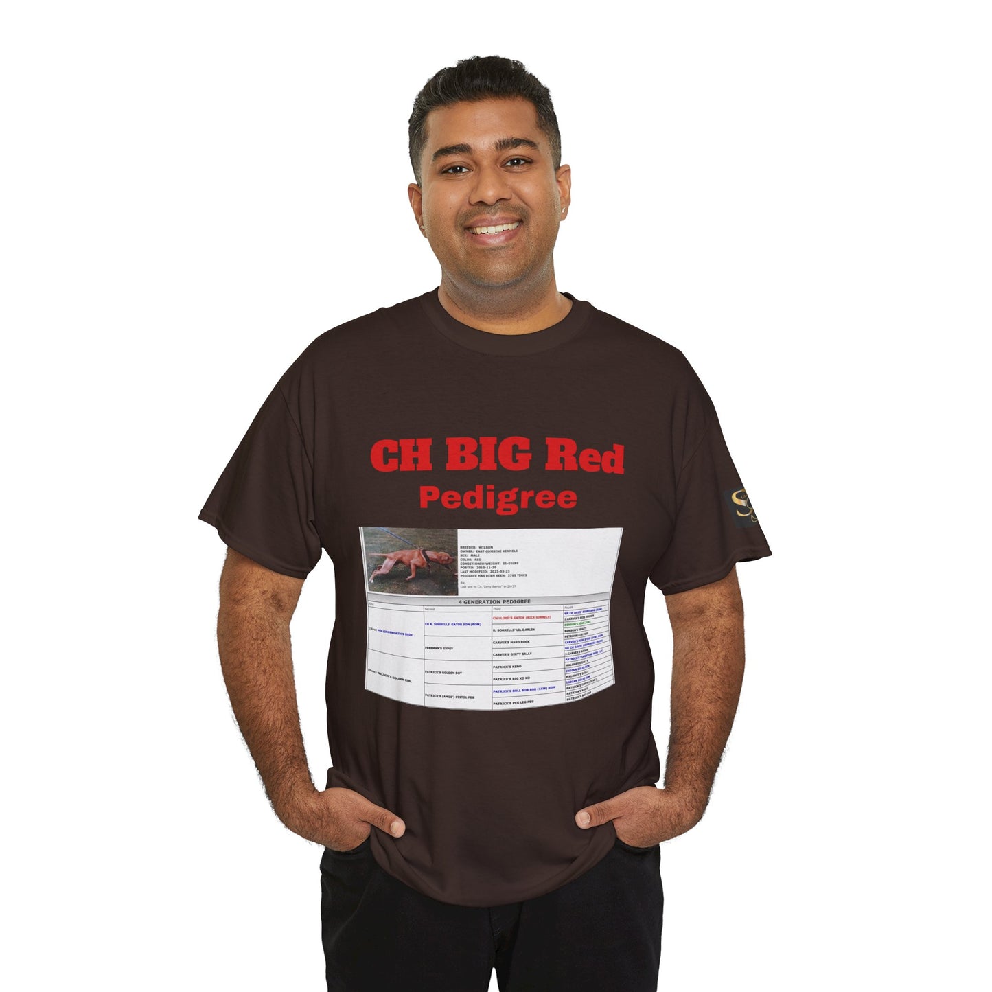 History T‑Shirt — "CH BIG Red" Pedigree Graphic Tee