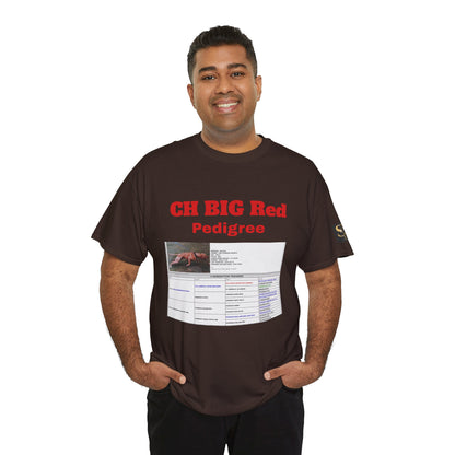 History T‑Shirt — "CH BIG Red" Pedigree Graphic Tee