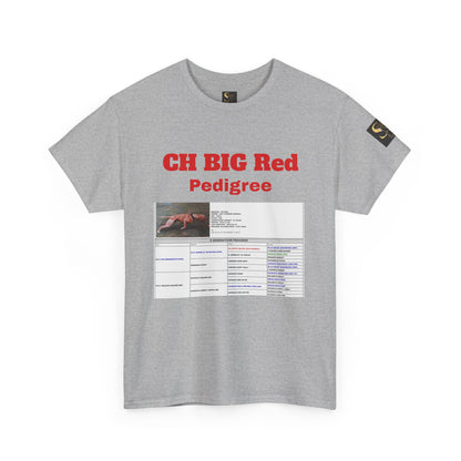 History T‑Shirt — "CH BIG Red" Pedigree Graphic Tee