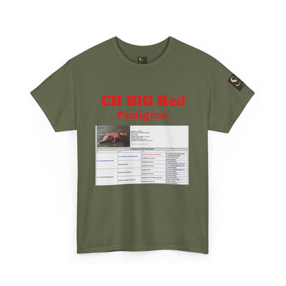 History T‑Shirt — "CH BIG Red" Pedigree Graphic Tee