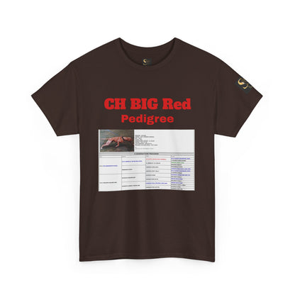 History T‑Shirt — "CH BIG Red" Pedigree Graphic Tee