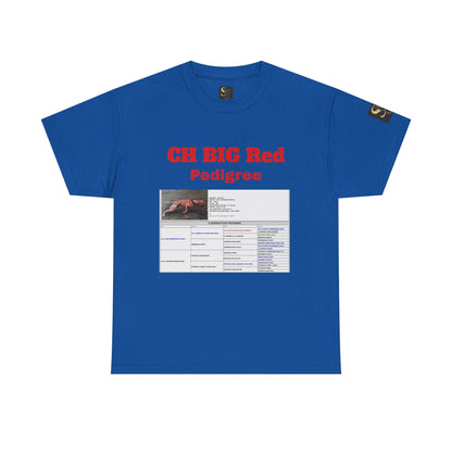 History T‑Shirt — "CH BIG Red" Pedigree Graphic Tee