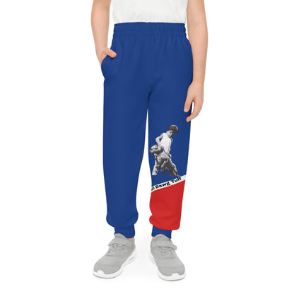 Youth "strong boy" APBT Joggers —  Kids Sweatpants with APBT & Red Accent
