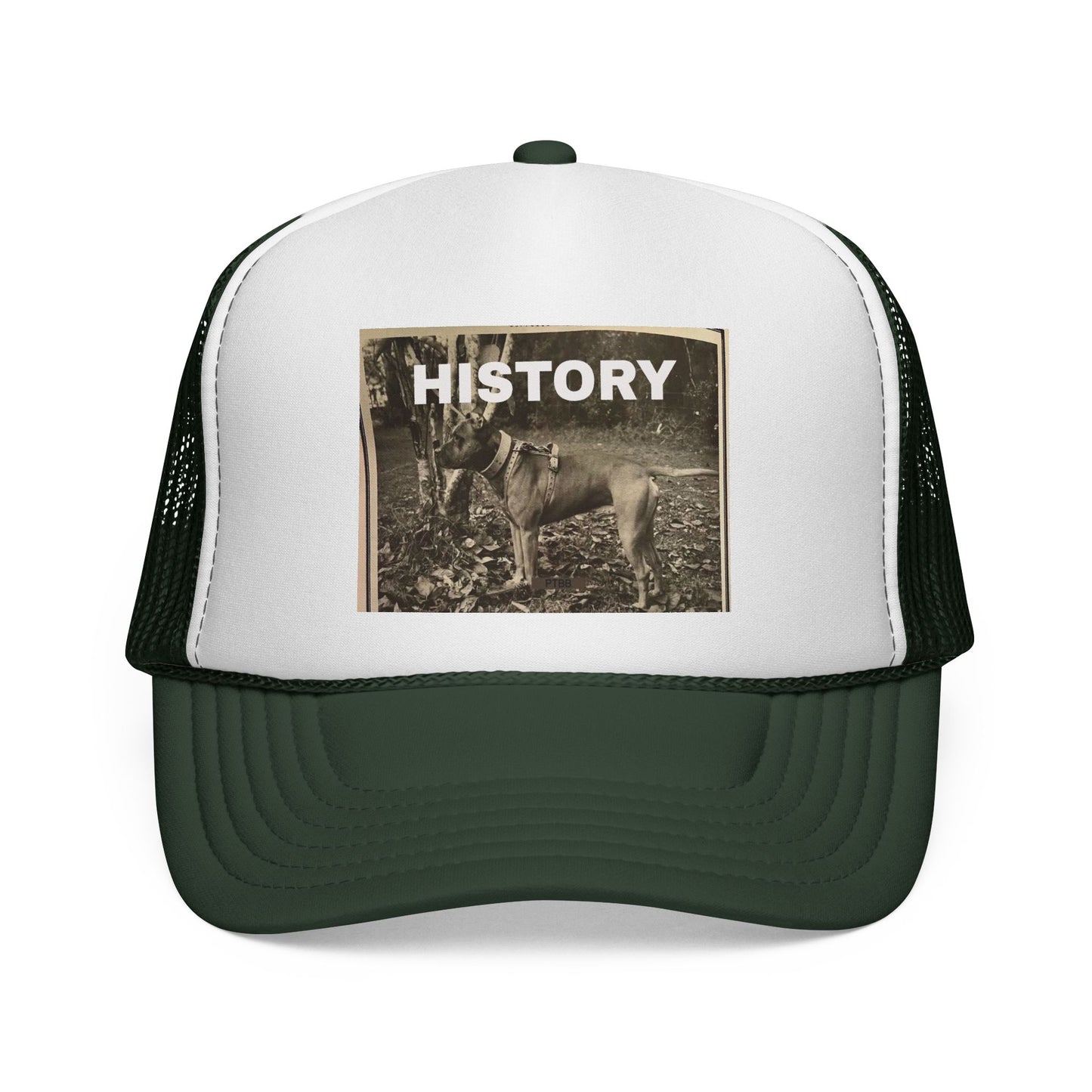 Vintage-Inspired History Trucker Cap, Retro Baseball Hat, Dog Lover Gift, Outdoor Style, Casual Headwear