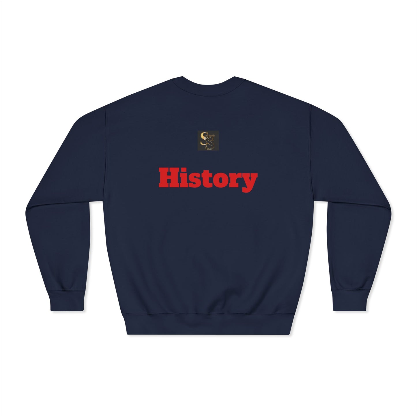 Pedigree History Crewneck Sweatshirt — Vintage Dog Pedigree Print