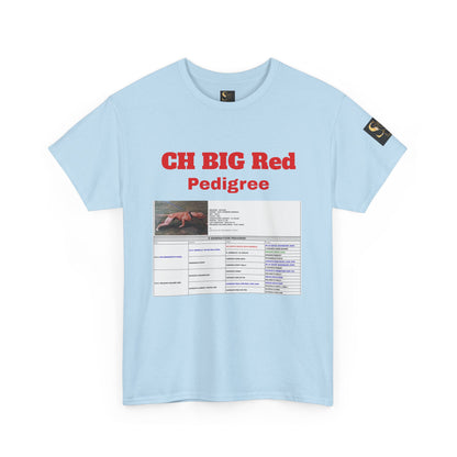 History T‑Shirt — "CH BIG Red" Pedigree Graphic Tee