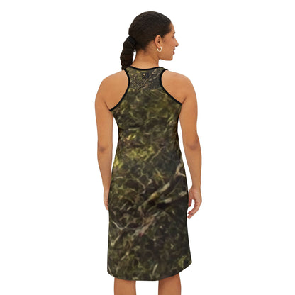 Racerback Camouflage Forest Dress — Women's All-Over Print Nature Vibe