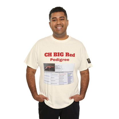 History T‑Shirt — "CH BIG Red" Pedigree Graphic Tee