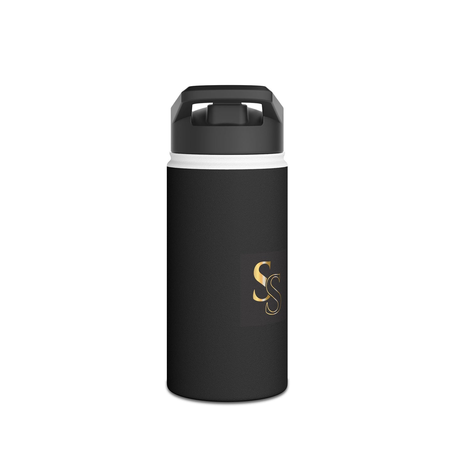 Rottweiler Stainless Steel Water Bottle - "He Won't Bite"