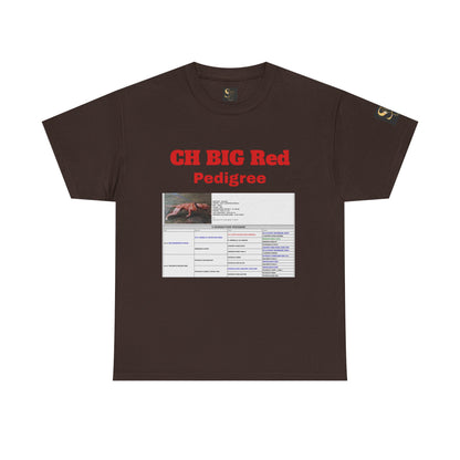 History T‑Shirt — "CH BIG Red" Pedigree Graphic Tee