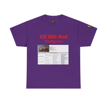 History T‑Shirt — "CH BIG Red" Pedigree Graphic Tee