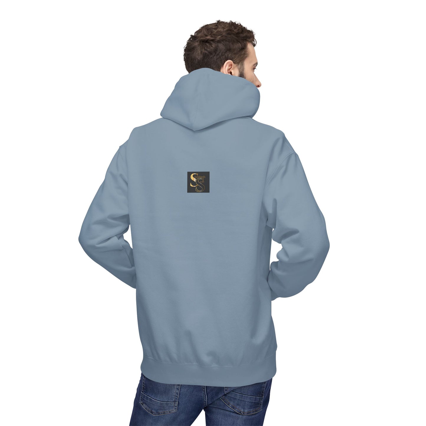 Badass Dad Hoodie — Graphic Father’s Day Pullover with Dog Silhouette