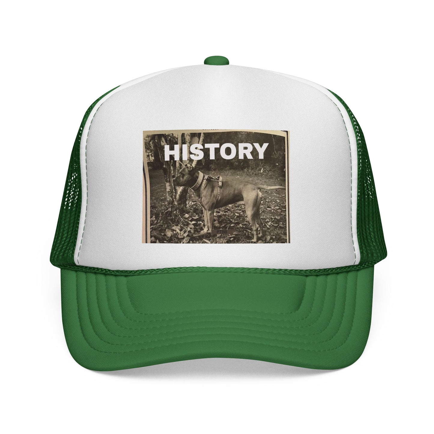 Vintage-Inspired History Trucker Cap, Retro Baseball Hat, Dog Lover Gift, Outdoor Style, Casual Headwear
