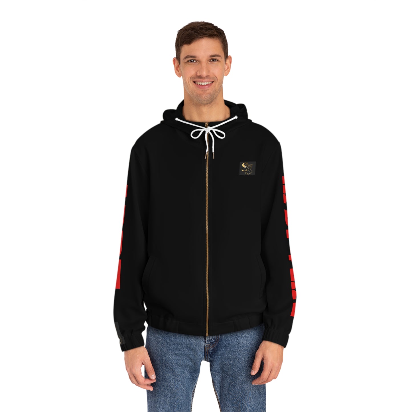 APBT -Bull Dawg Tuff Photo Zip UP Hoodie — Men’s Full‑Zip Dog Graphic Jacket