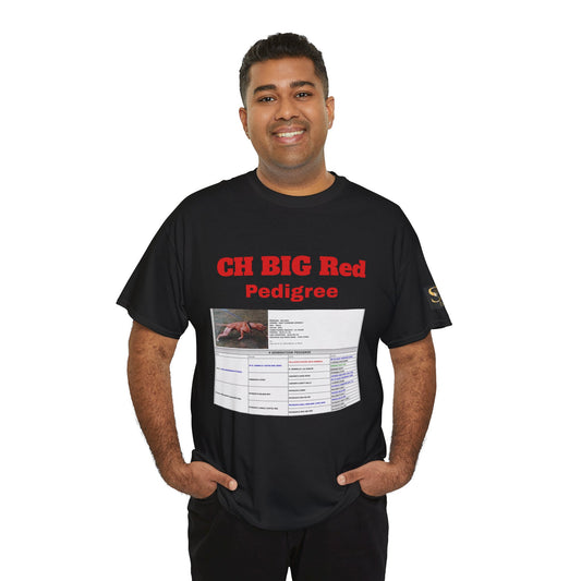 History T‑Shirt — "CH BIG Red" Pedigree Graphic Tee