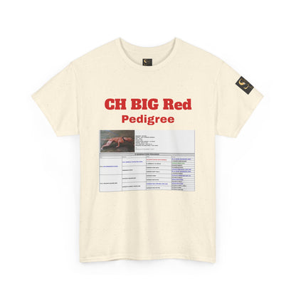 History T‑Shirt — "CH BIG Red" Pedigree Graphic Tee