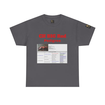 History T‑Shirt — "CH BIG Red" Pedigree Graphic Tee