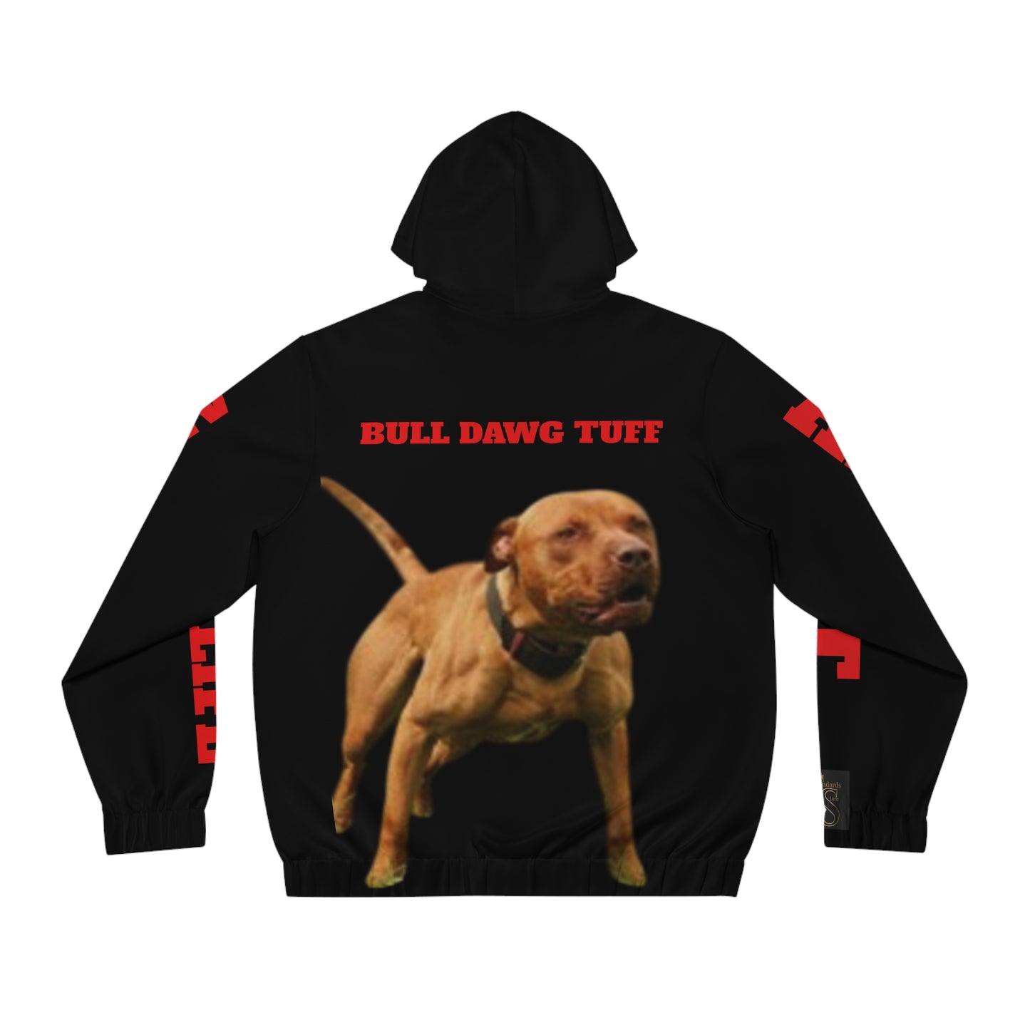 APBT -Bull Dawg Tuff Photo Zip UP Hoodie — Men’s Full‑Zip Dog Graphic Jacket