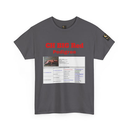 History T‑Shirt — "CH BIG Red" Pedigree Graphic Tee
