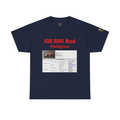 History T‑Shirt — "CH BIG Red" Pedigree Graphic Tee
