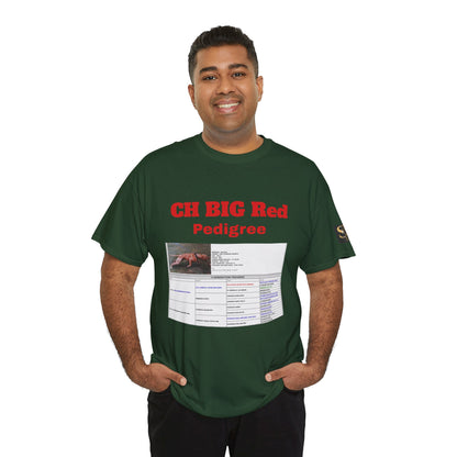 History T‑Shirt — "CH BIG Red" Pedigree Graphic Tee