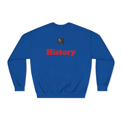 Pedigree History Crewneck Sweatshirt — Vintage Dog Pedigree Print