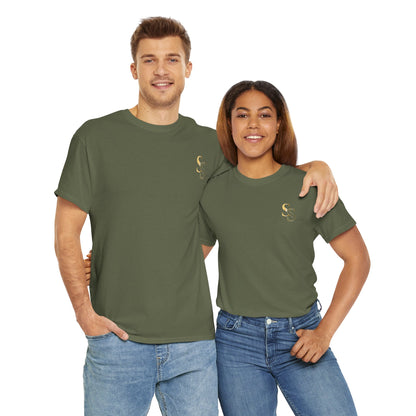 Stylish Unisex Heavy Cotton Tee, Casual Tee Shirt, Everyday Wear, Gift for Him and Her, Comfort Tee, Summer Fashion