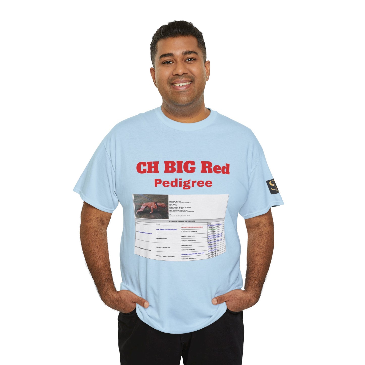 History T‑Shirt — "CH BIG Red" Pedigree Graphic Tee