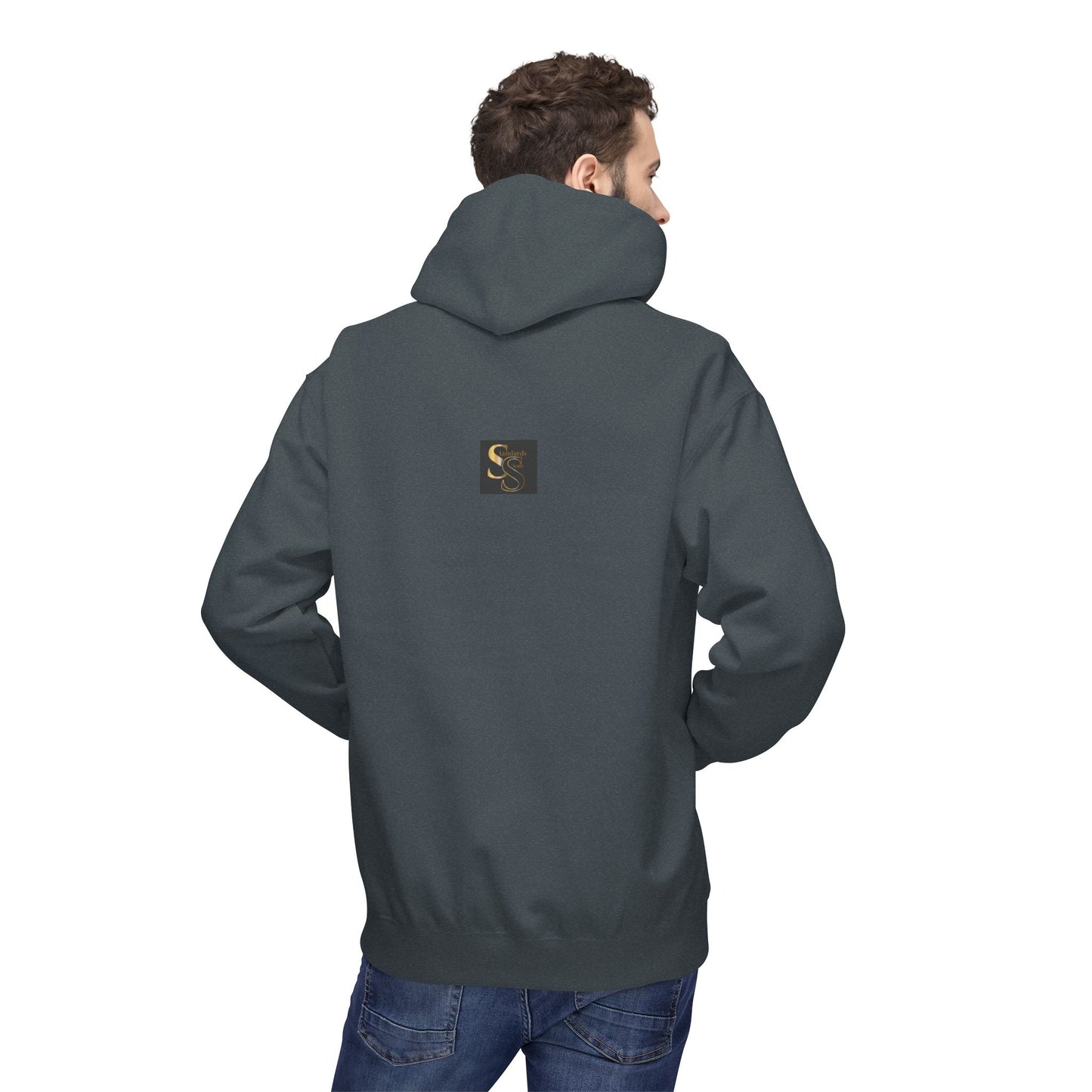 Badass Dad Hoodie — Graphic Father’s Day Pullover with Dog Silhouette