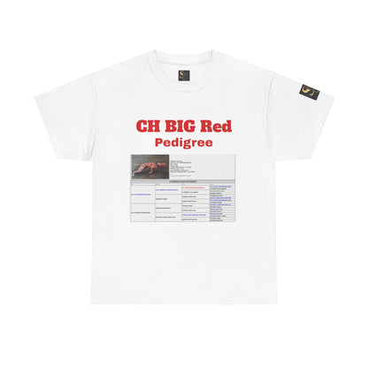History T‑Shirt — "CH BIG Red" Pedigree Graphic Tee