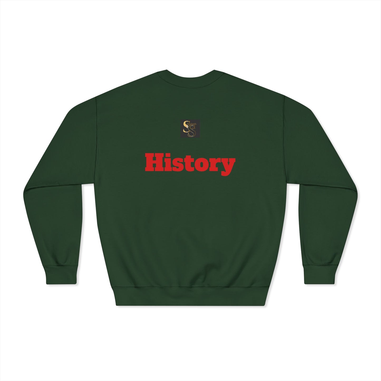 Pedigree History Crewneck Sweatshirt — Vintage Dog Pedigree Print