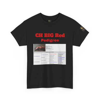 History T‑Shirt — "CH BIG Red" Pedigree Graphic Tee