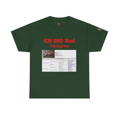 History T‑Shirt — "CH BIG Red" Pedigree Graphic Tee