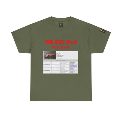 History T‑Shirt — "CH BIG Red" Pedigree Graphic Tee