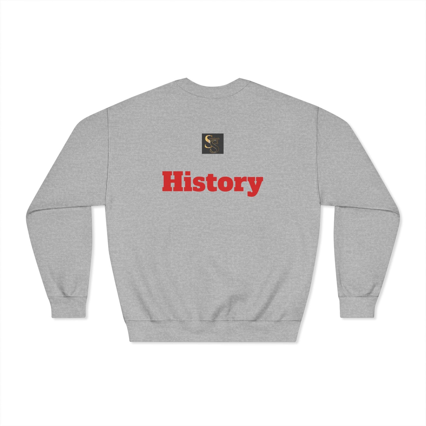 Pedigree History Crewneck Sweatshirt — Vintage Dog Pedigree Print