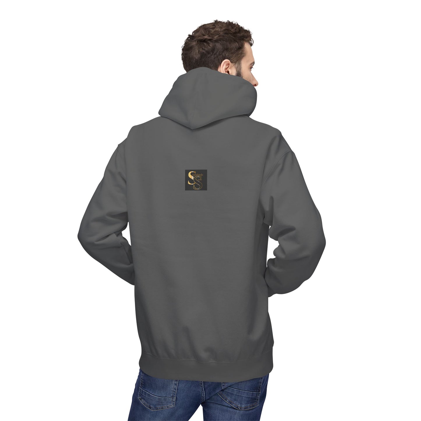 Badass Dad Hoodie — Graphic Father’s Day Pullover with Dog Silhouette