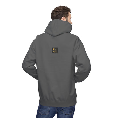 Badass Dad Hoodie — Graphic Father’s Day Pullover with Dog Silhouette
