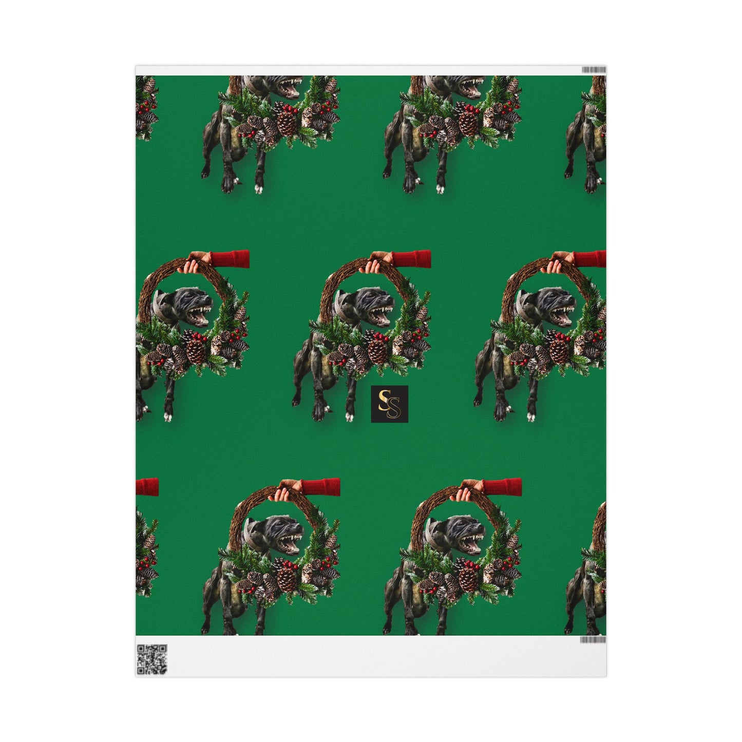 Wrapping Papers American Pit Bull Terrier Christmas