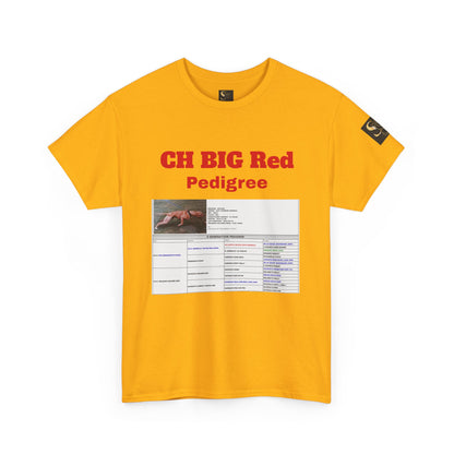 History T‑Shirt — "CH BIG Red" Pedigree Graphic Tee