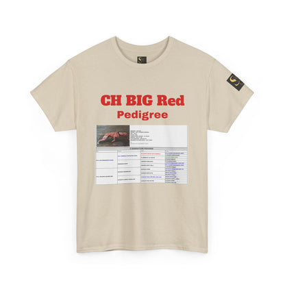 History T‑Shirt — "CH BIG Red" Pedigree Graphic Tee