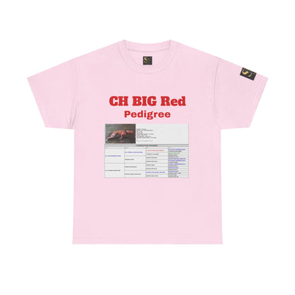 History T‑Shirt — "CH BIG Red" Pedigree Graphic Tee