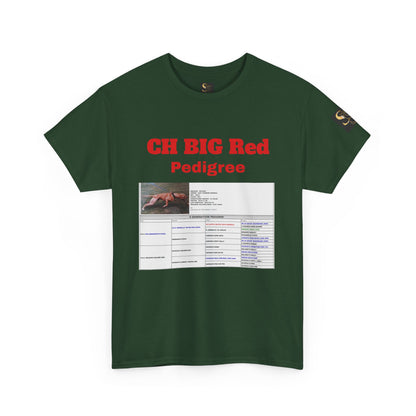 History T‑Shirt — "CH BIG Red" Pedigree Graphic Tee