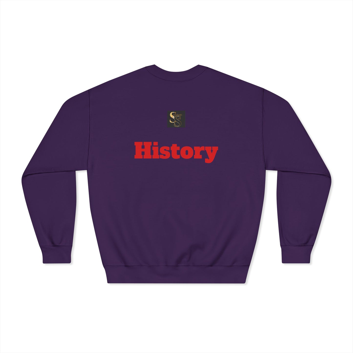Pedigree History Crewneck Sweatshirt — Vintage Dog Pedigree Print